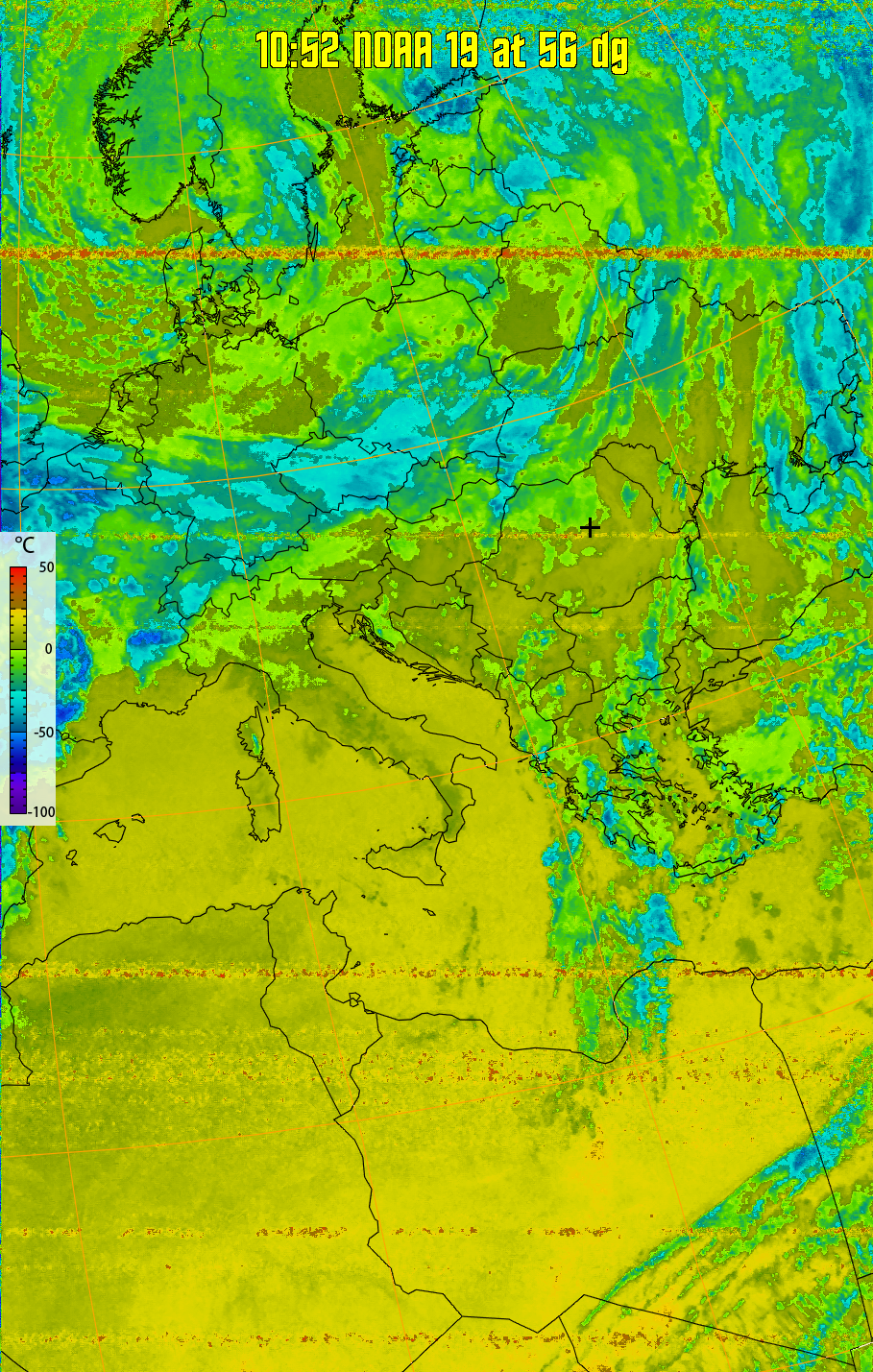 therm:
Produces a false colour image from NOAA APT images based on temperature.
Provides a good way of visualising cloud temperatures.