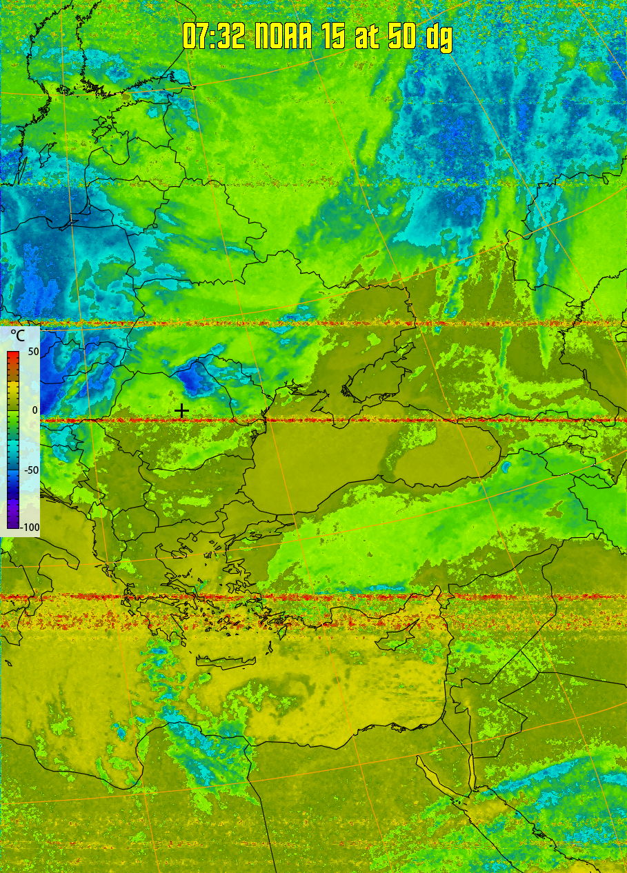 therm:
Produces a false colour image from NOAA APT images based on temperature.
Provides a good way of visualising cloud temperatures.