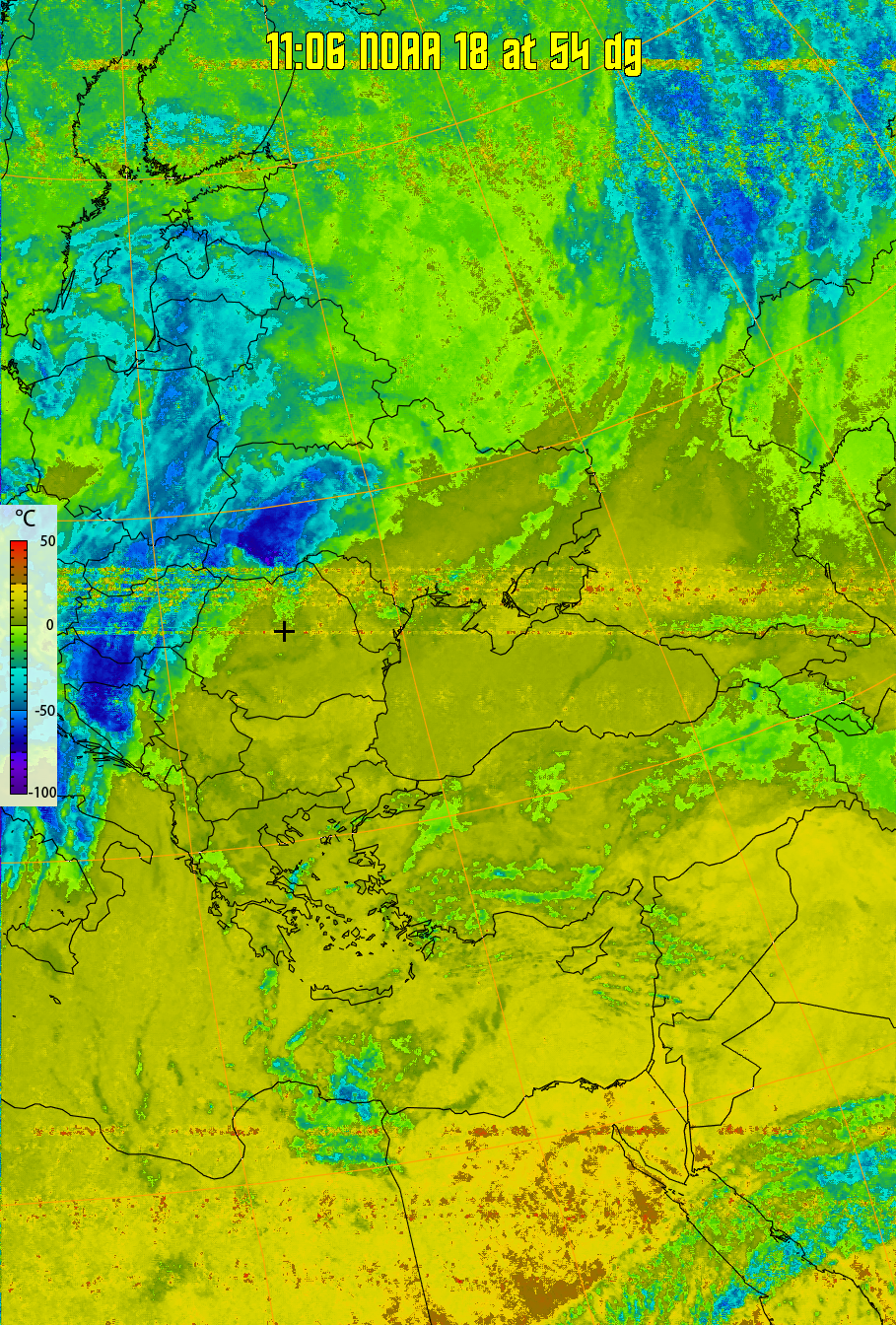 therm:
Produces a false colour image from NOAA APT images based on temperature.
Provides a good way of visualising cloud temperatures.