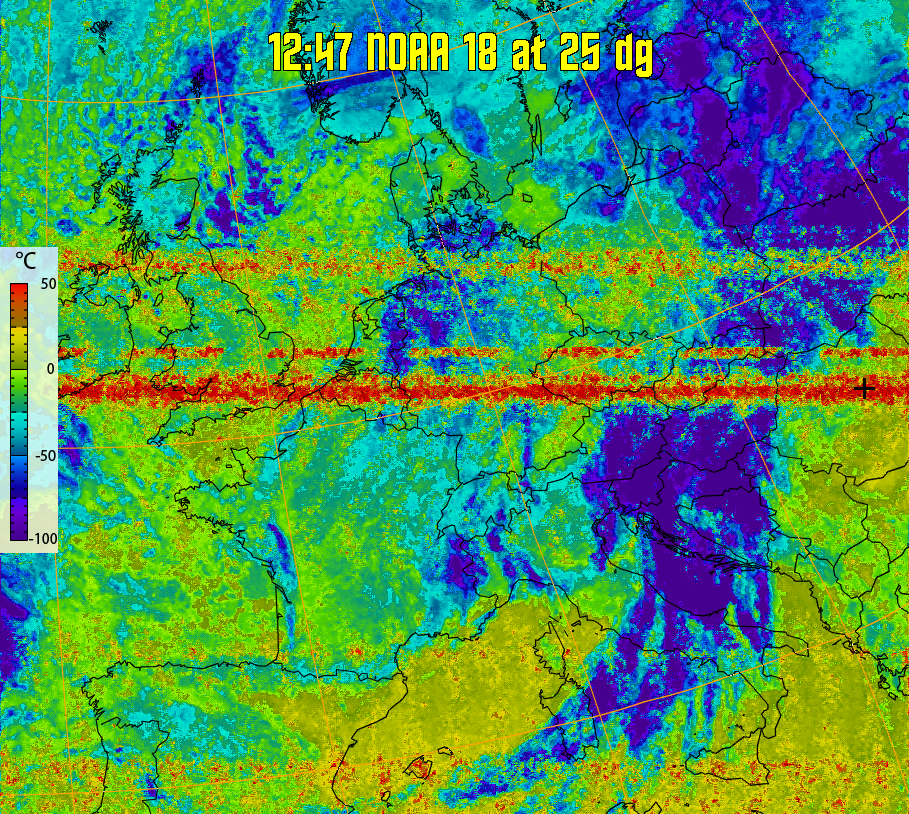 therm:
Produces a false colour image from NOAA APT images based on temperature.
Provides a good way of visualising cloud temperatures.