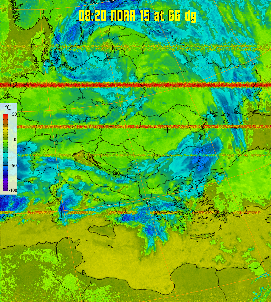 therm:
Produces a false colour image from NOAA APT images based on temperature.
Provides a good way of visualising cloud temperatures.