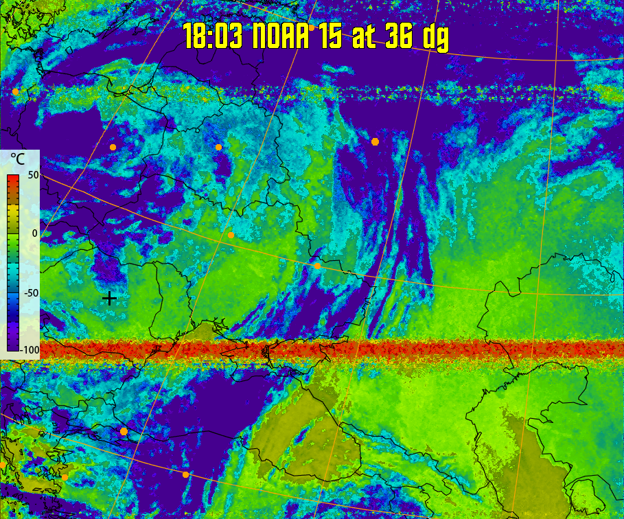 therm:
Produces a false colour image from NOAA APT images based on temperature.
Provides a good way of visualising cloud temperatures.