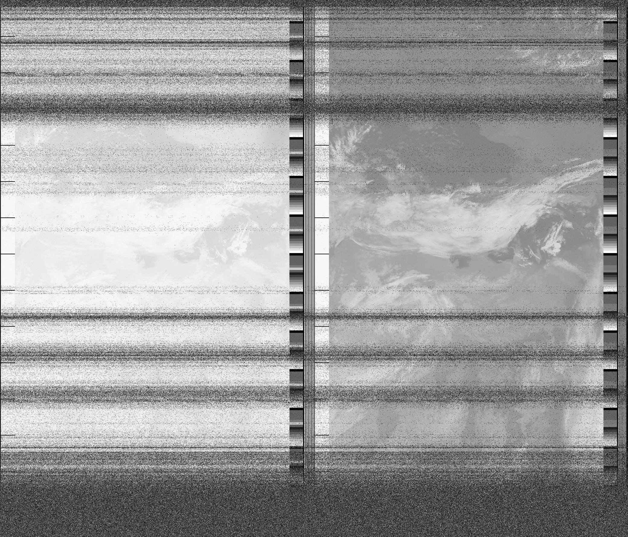 Pristine output with telemetry data withut cropping. Pristine images are
unenhanced, but normalised to produce images which represent,
as best as the software is able to, the original digital data. No attempt is made to temperature
normalise IR images. Disables gamma, sharpening, rotation, and other enhancements.