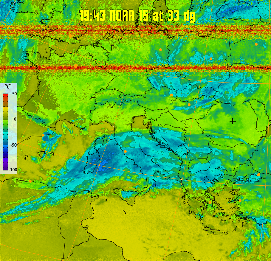 therm:
Produces a false colour image from NOAA APT images based on temperature.
Provides a good way of visualising cloud temperatures.