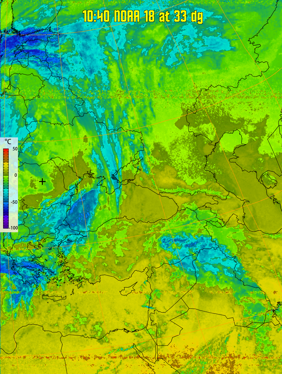 therm:
Produces a false colour image from NOAA APT images based on temperature.
Provides a good way of visualising cloud temperatures.