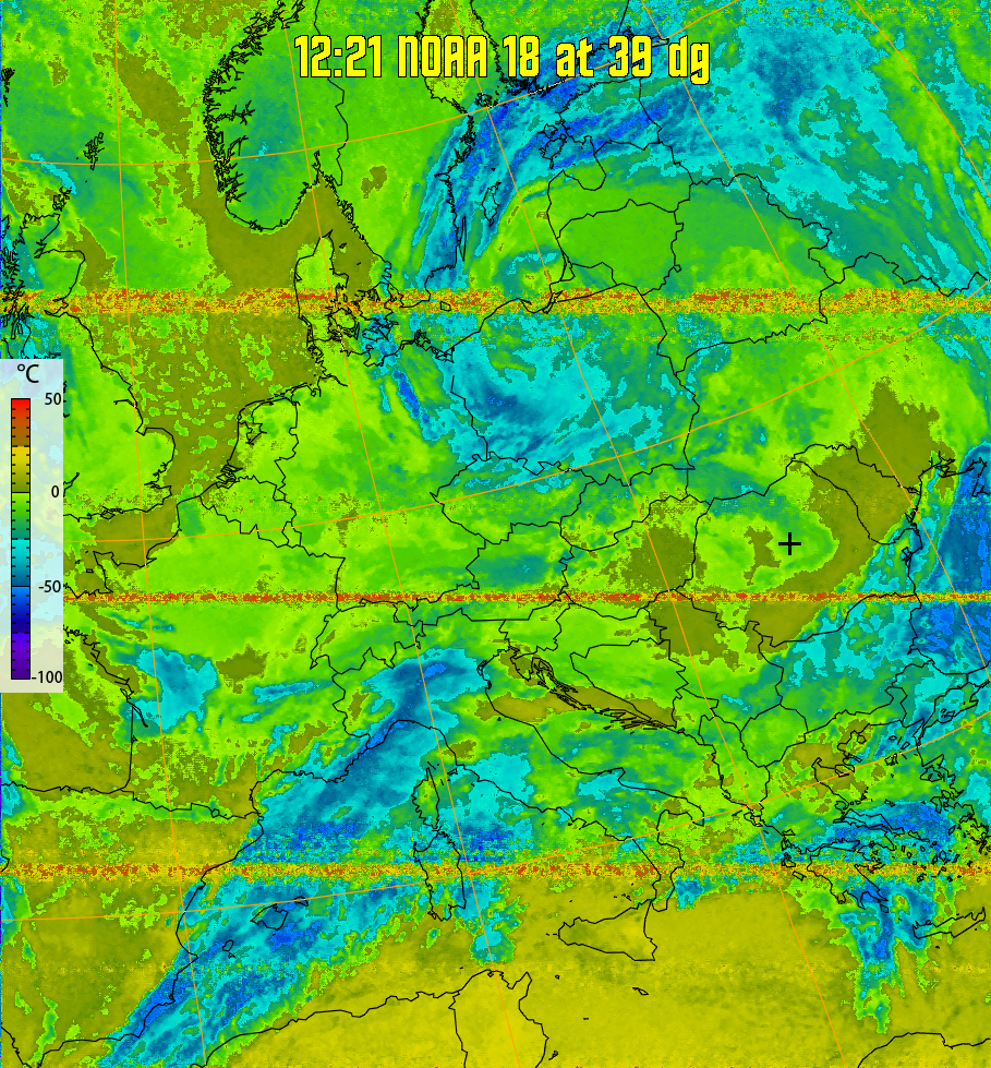 therm:
Produces a false colour image from NOAA APT images based on temperature.
Provides a good way of visualising cloud temperatures.