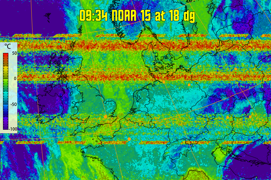 therm:
Produces a false colour image from NOAA APT images based on temperature.
Provides a good way of visualising cloud temperatures.