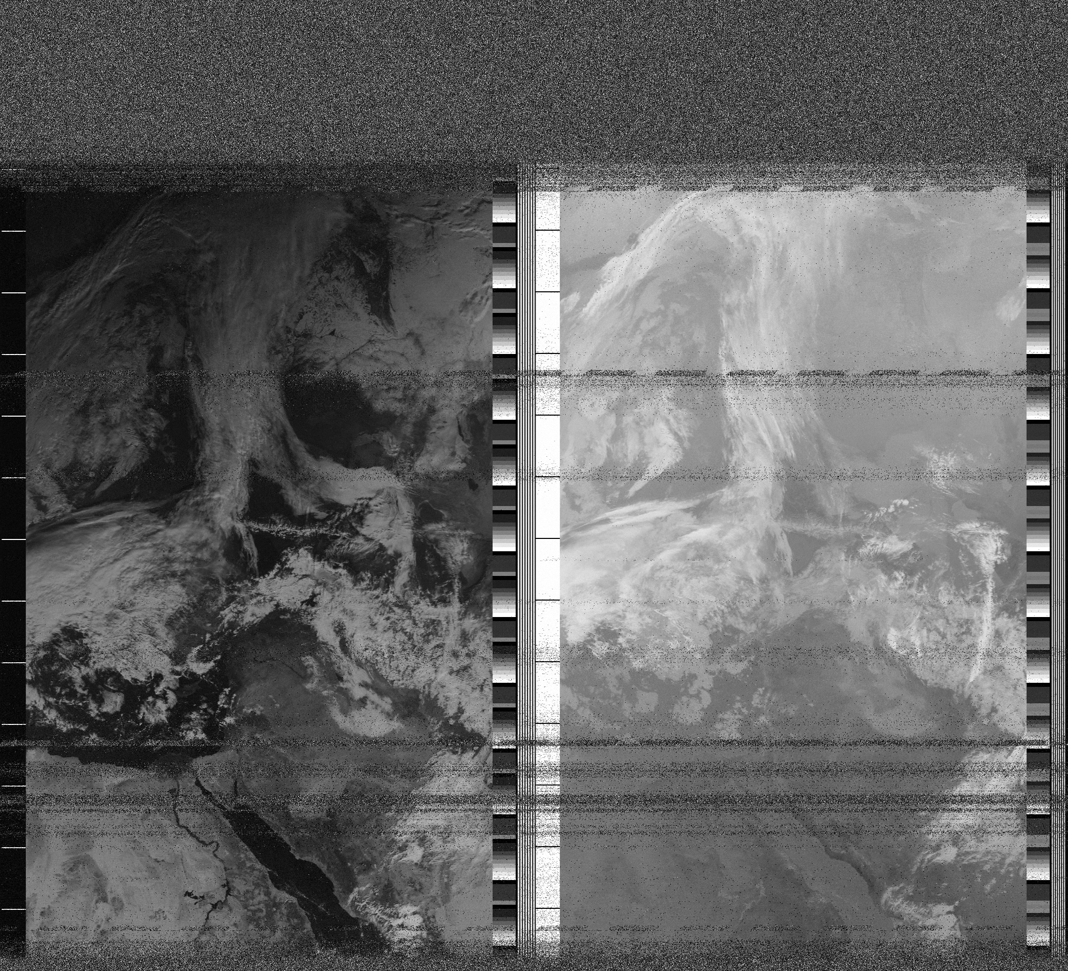 Pristine output with telemetry data withut cropping. Pristine images are
unenhanced, but normalised to produce images which represent,
as best as the software is able to, the original digital data. No attempt is made to temperature
normalise IR images. Disables gamma, sharpening, rotation, and other enhancements.