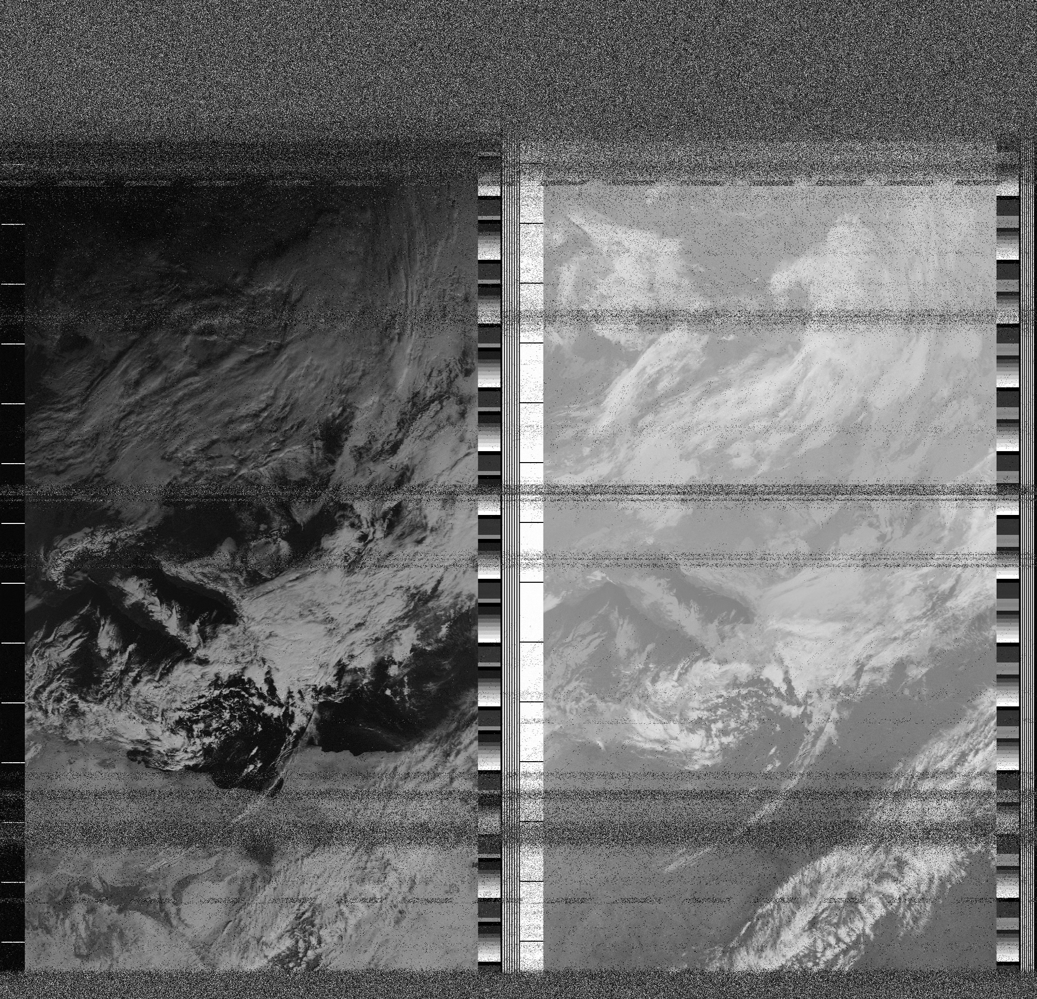 Pristine output with telemetry data withut cropping. Pristine images are
unenhanced, but normalised to produce images which represent,
as best as the software is able to, the original digital data. No attempt is made to temperature
normalise IR images. Disables gamma, sharpening, rotation, and other enhancements.