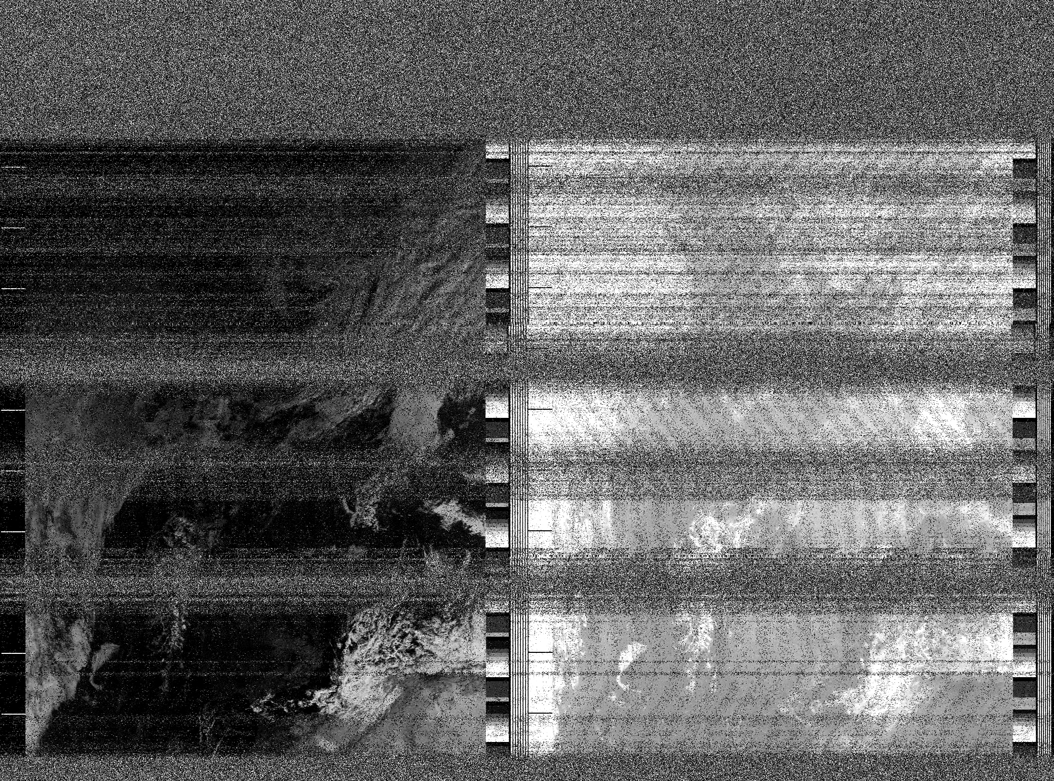 Pristine output with telemetry data withut cropping. Pristine images are
unenhanced, but normalised to produce images which represent,
as best as the software is able to, the original digital data. No attempt is made to temperature
normalise IR images. Disables gamma, sharpening, rotation, and other enhancements.