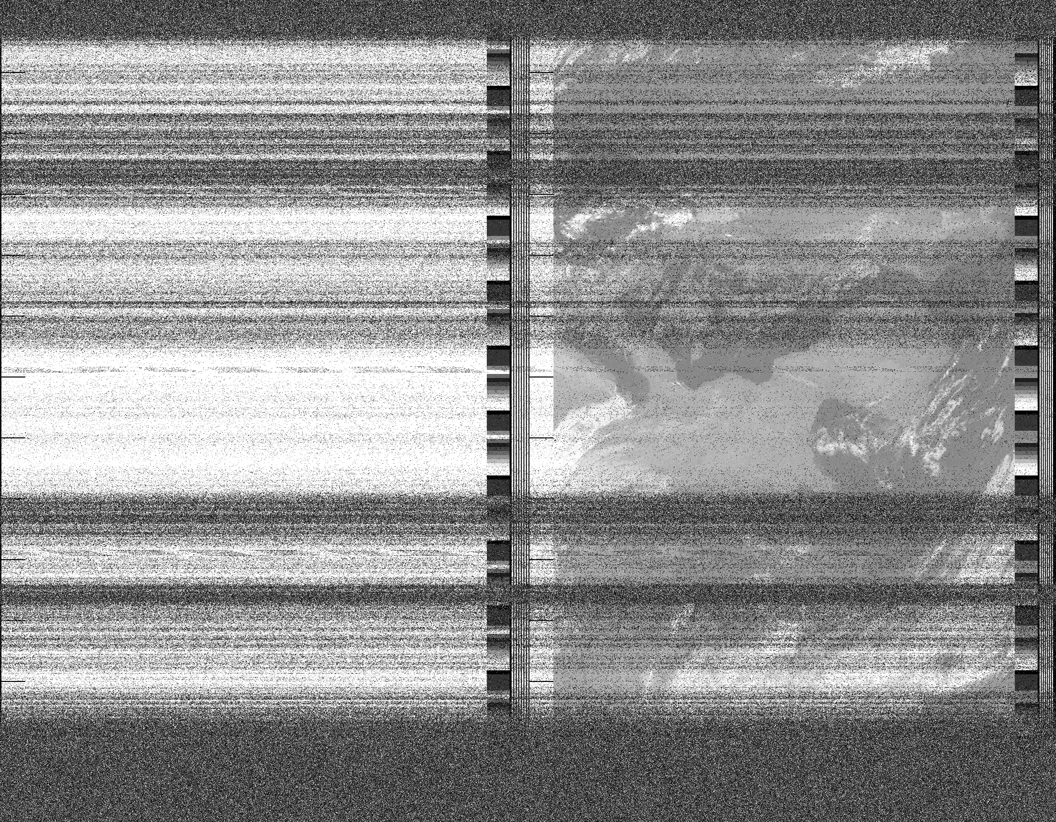 Pristine output with telemetry data withut cropping. Pristine images are
unenhanced, but normalised to produce images which represent,
as best as the software is able to, the original digital data. No attempt is made to temperature
normalise IR images. Disables gamma, sharpening, rotation, and other enhancements.