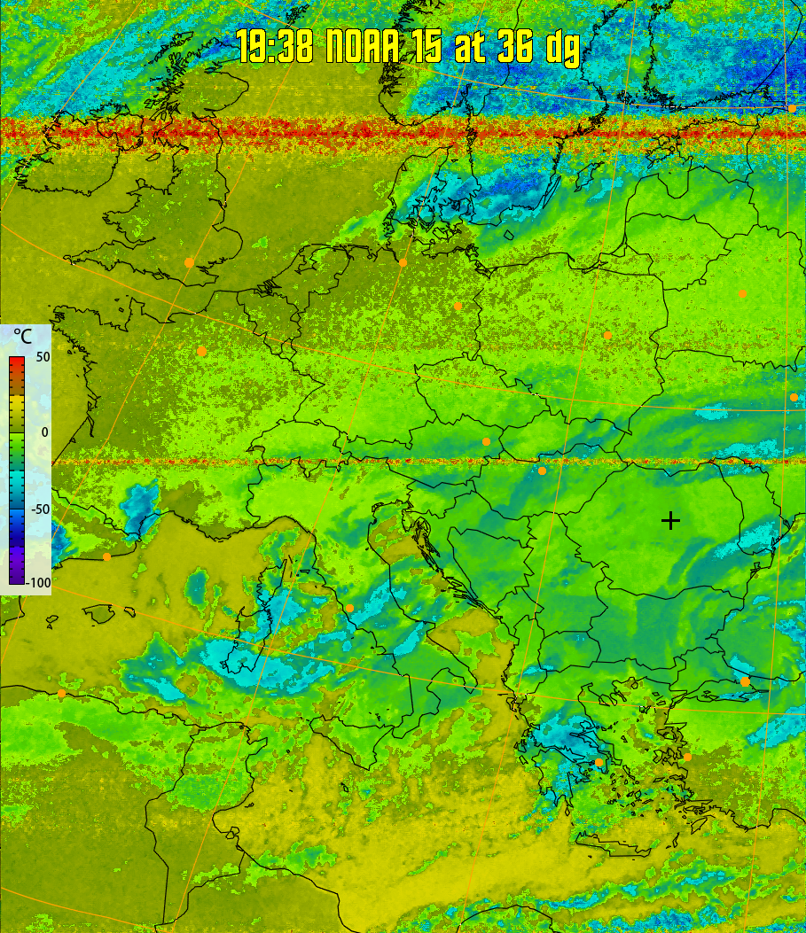 therm:
Produces a false colour image from NOAA APT images based on temperature.
Provides a good way of visualising cloud temperatures.