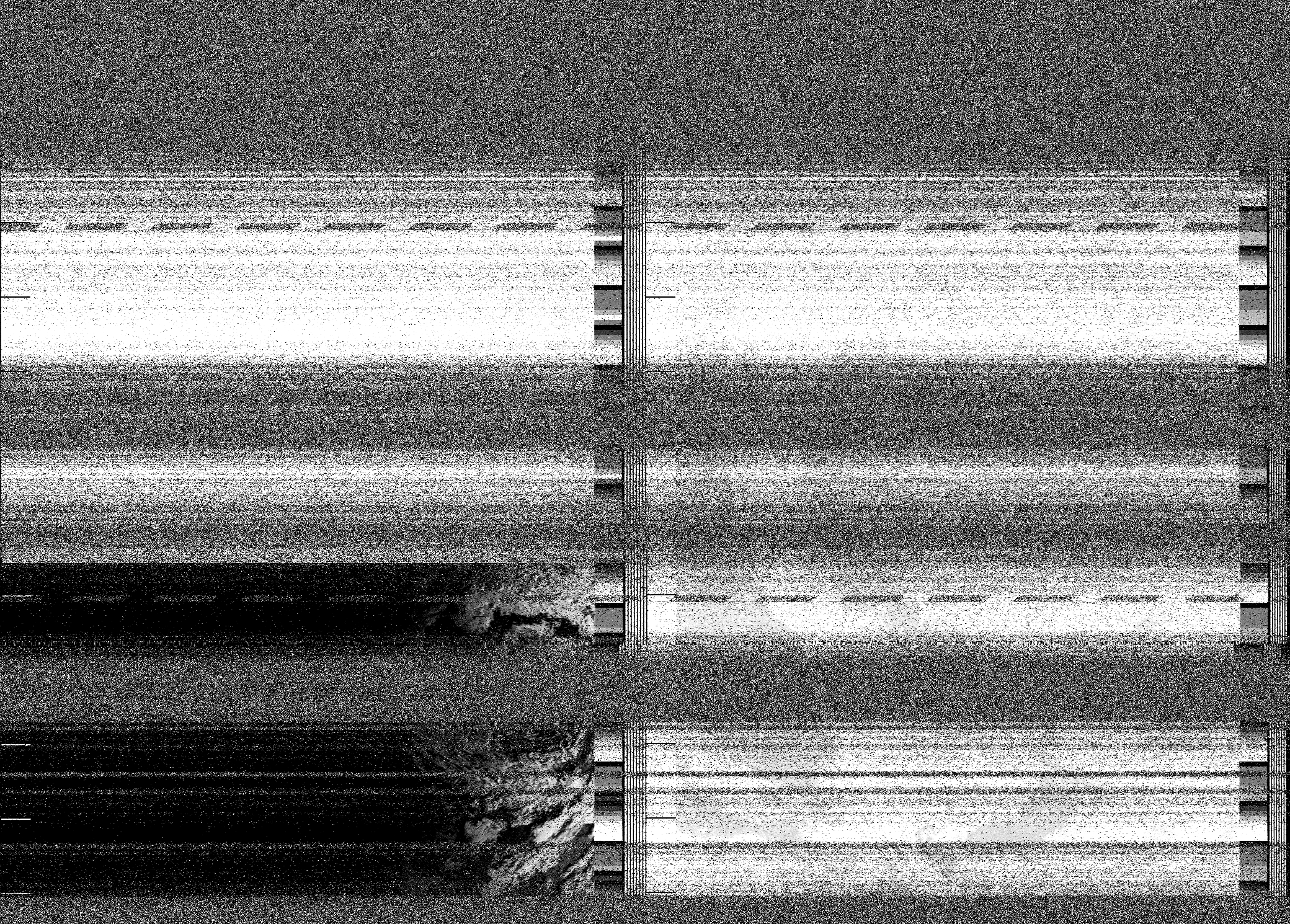 Pristine output with telemetry data withut cropping. Pristine images are
unenhanced, but normalised to produce images which represent,
as best as the software is able to, the original digital data. No attempt is made to temperature
normalise IR images. Disables gamma, sharpening, rotation, and other enhancements.