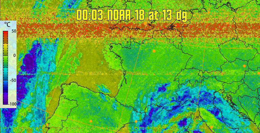 therm:
Produces a false colour image from NOAA APT images based on temperature.
Provides a good way of visualising cloud temperatures.