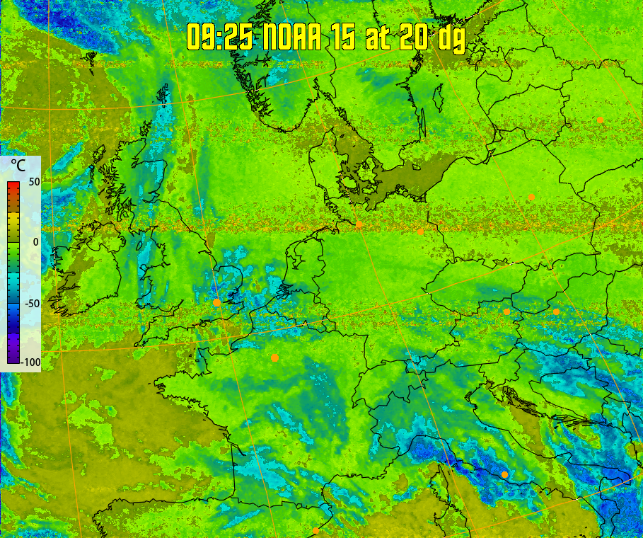 therm:
Produces a false colour image from NOAA APT images based on temperature.
Provides a good way of visualising cloud temperatures.