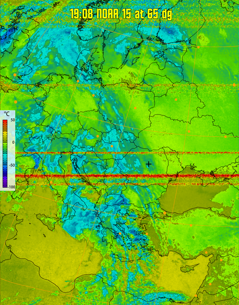 therm:
Produces a false colour image from NOAA APT images based on temperature.
Provides a good way of visualising cloud temperatures.