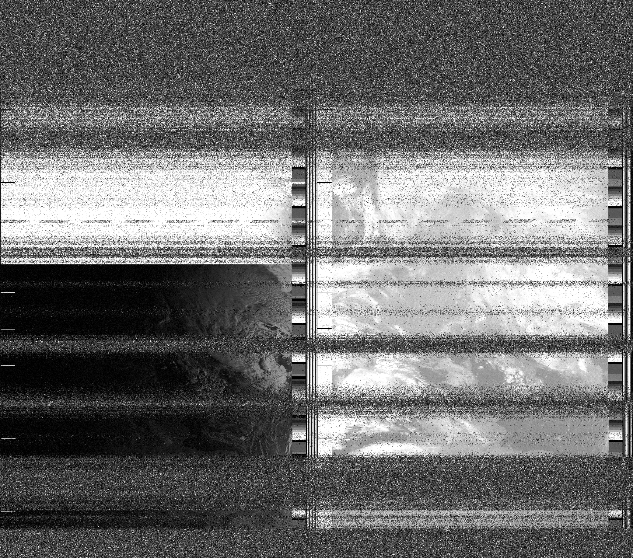 Pristine output with telemetry data withut cropping. Pristine images are
unenhanced, but normalised to produce images which represent,
as best as the software is able to, the original digital data. No attempt is made to temperature
normalise IR images. Disables gamma, sharpening, rotation, and other enhancements.