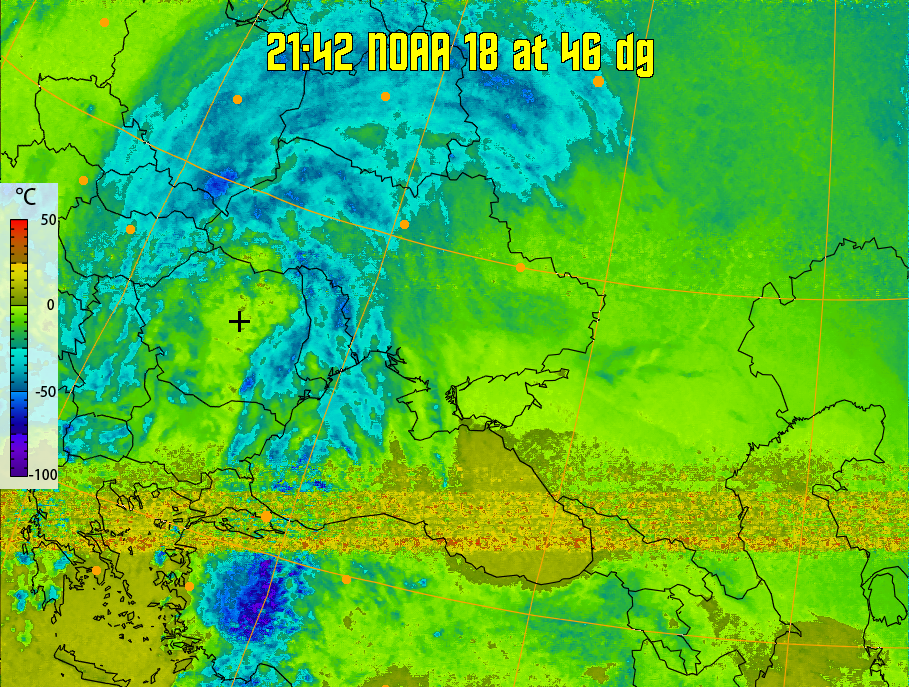 therm:
Produces a false colour image from NOAA APT images based on temperature.
Provides a good way of visualising cloud temperatures.