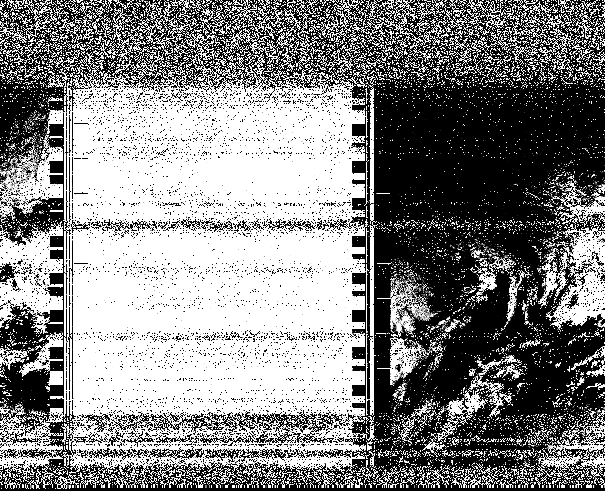 Pristine output with telemetry data withut cropping. Pristine images are
unenhanced, but normalised to produce images which represent,
as best as the software is able to, the original digital data. No attempt is made to temperature
normalise IR images. Disables gamma, sharpening, rotation, and other enhancements.