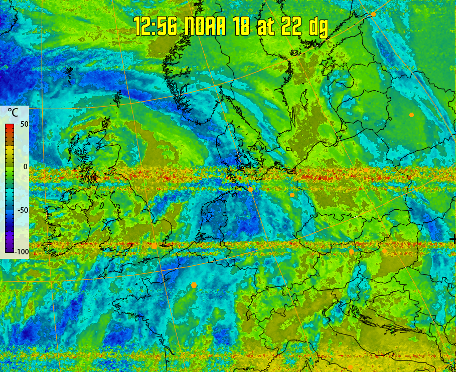 therm:
Produces a false colour image from NOAA APT images based on temperature.
Provides a good way of visualising cloud temperatures.