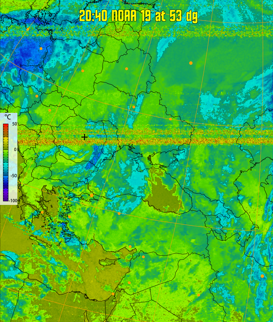 therm:
Produces a false colour image from NOAA APT images based on temperature.
Provides a good way of visualising cloud temperatures.