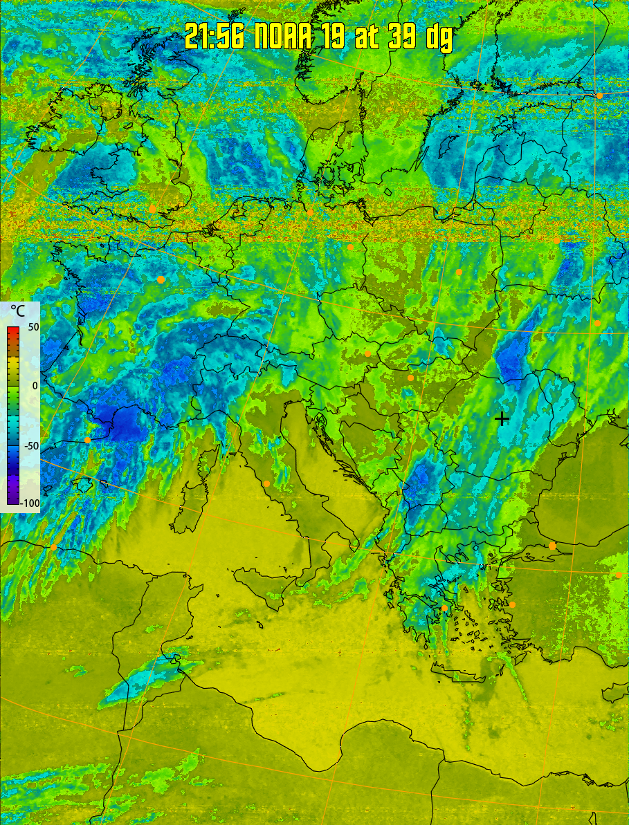 therm:
Produces a false colour image from NOAA APT images based on temperature.
Provides a good way of visualising cloud temperatures.