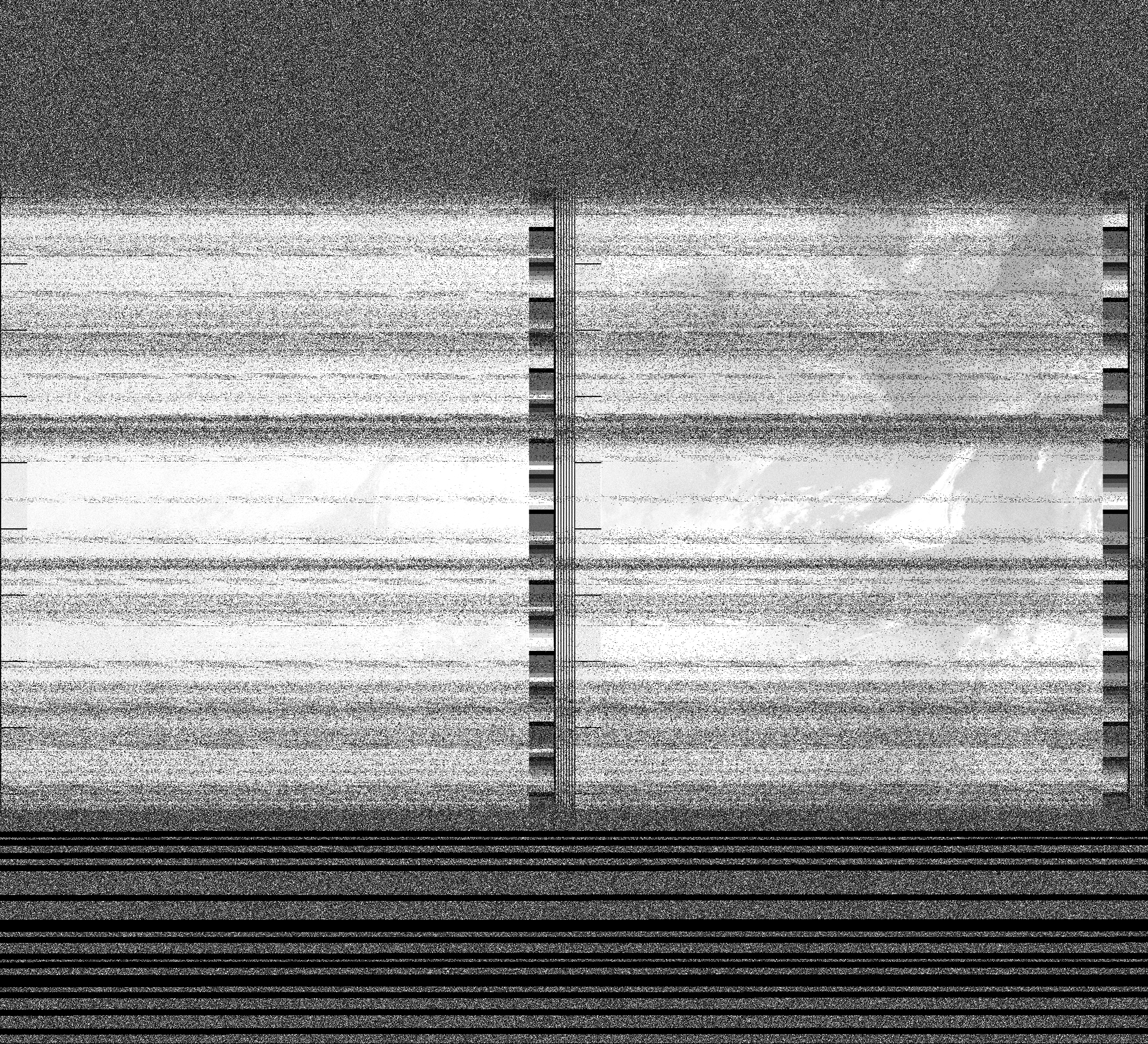 Pristine output with telemetry data withut cropping. Pristine images are
unenhanced, but normalised to produce images which represent,
as best as the software is able to, the original digital data. No attempt is made to temperature
normalise IR images. Disables gamma, sharpening, rotation, and other enhancements.