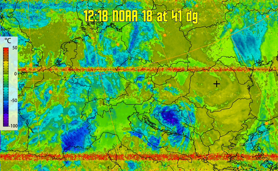 therm:
Produces a false colour image from NOAA APT images based on temperature.
Provides a good way of visualising cloud temperatures.