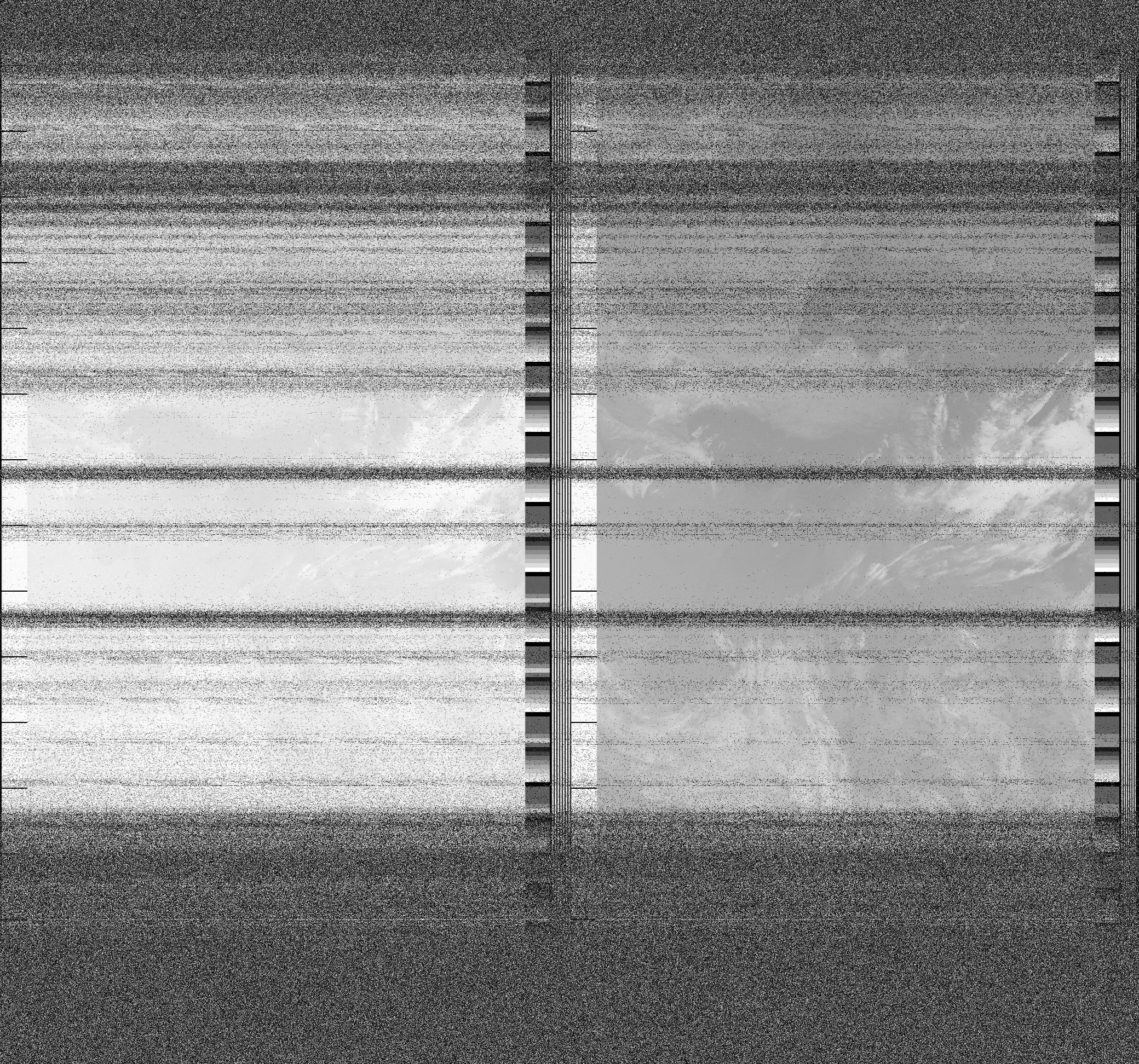 Pristine output with telemetry data withut cropping. Pristine images are
unenhanced, but normalised to produce images which represent,
as best as the software is able to, the original digital data. No attempt is made to temperature
normalise IR images. Disables gamma, sharpening, rotation, and other enhancements.