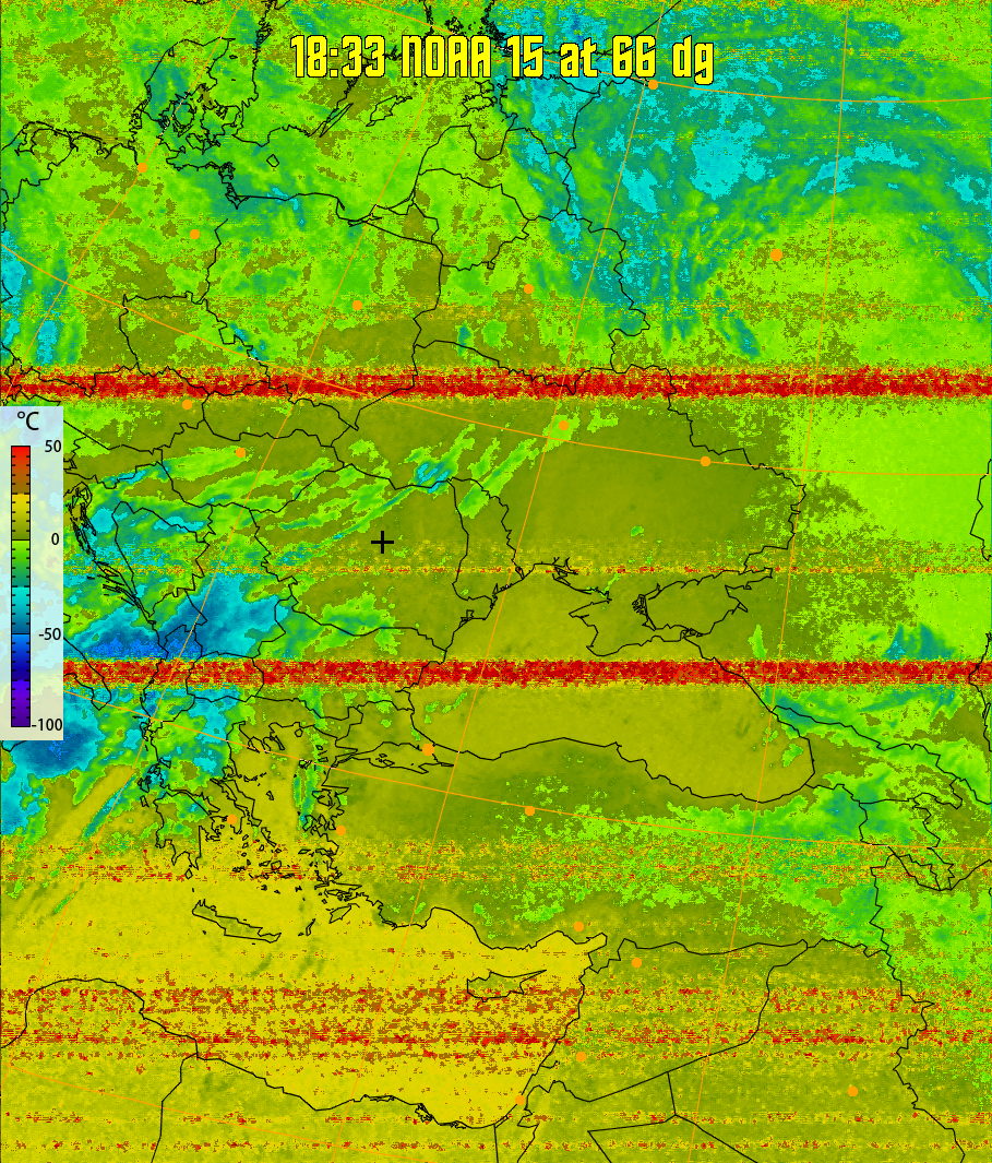 therm:
Produces a false colour image from NOAA APT images based on temperature.
Provides a good way of visualising cloud temperatures.