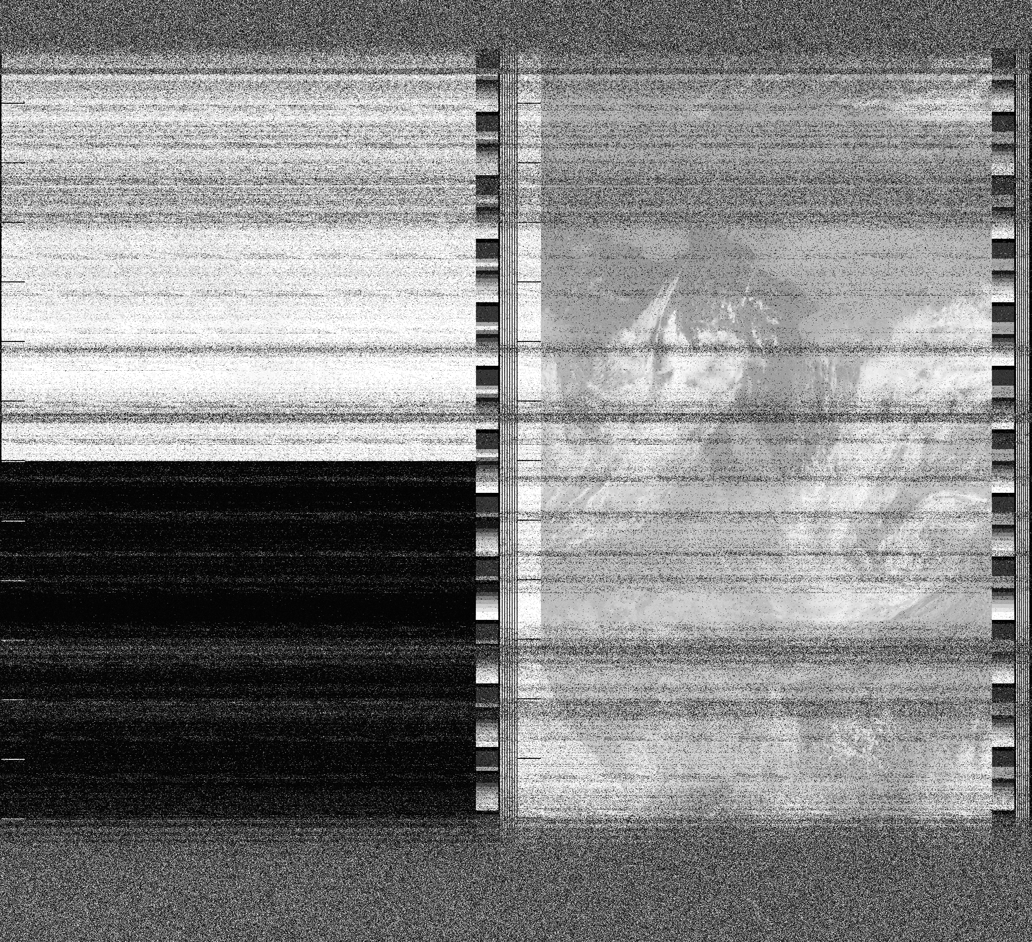 Pristine output with telemetry data withut cropping. Pristine images are
unenhanced, but normalised to produce images which represent,
as best as the software is able to, the original digital data. No attempt is made to temperature
normalise IR images. Disables gamma, sharpening, rotation, and other enhancements.