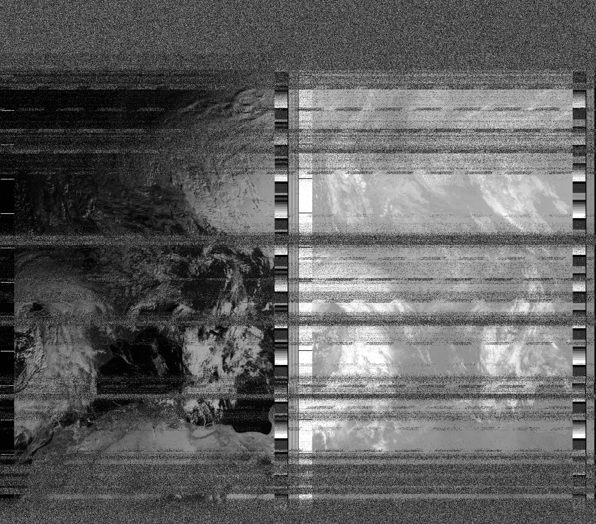 Pristine output with telemetry data withut cropping. Pristine images are
unenhanced, but normalised to produce images which represent,
as best as the software is able to, the original digital data. No attempt is made to temperature
normalise IR images. Disables gamma, sharpening, rotation, and other enhancements.