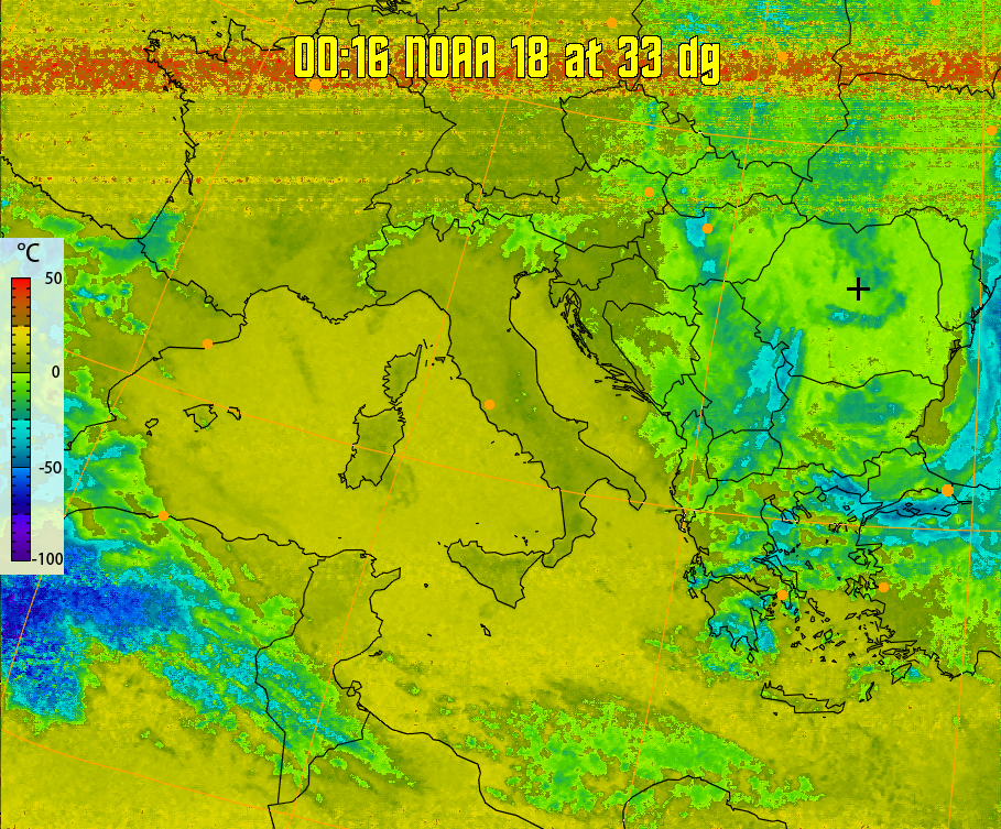 therm:
Produces a false colour image from NOAA APT images based on temperature.
Provides a good way of visualising cloud temperatures.