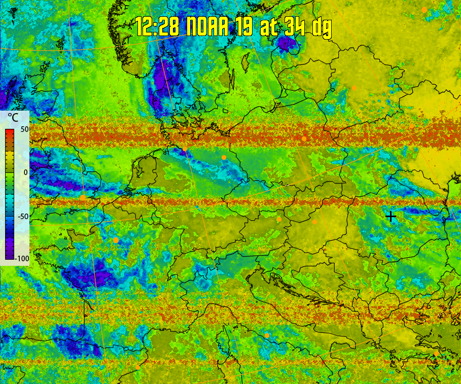 therm:
Produces a false colour image from NOAA APT images based on temperature.
Provides a good way of visualising cloud temperatures.