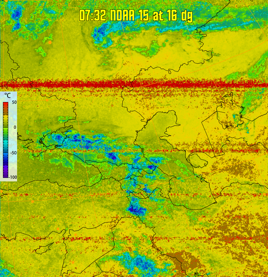 therm:
Produces a false colour image from NOAA APT images based on temperature.
Provides a good way of visualising cloud temperatures.