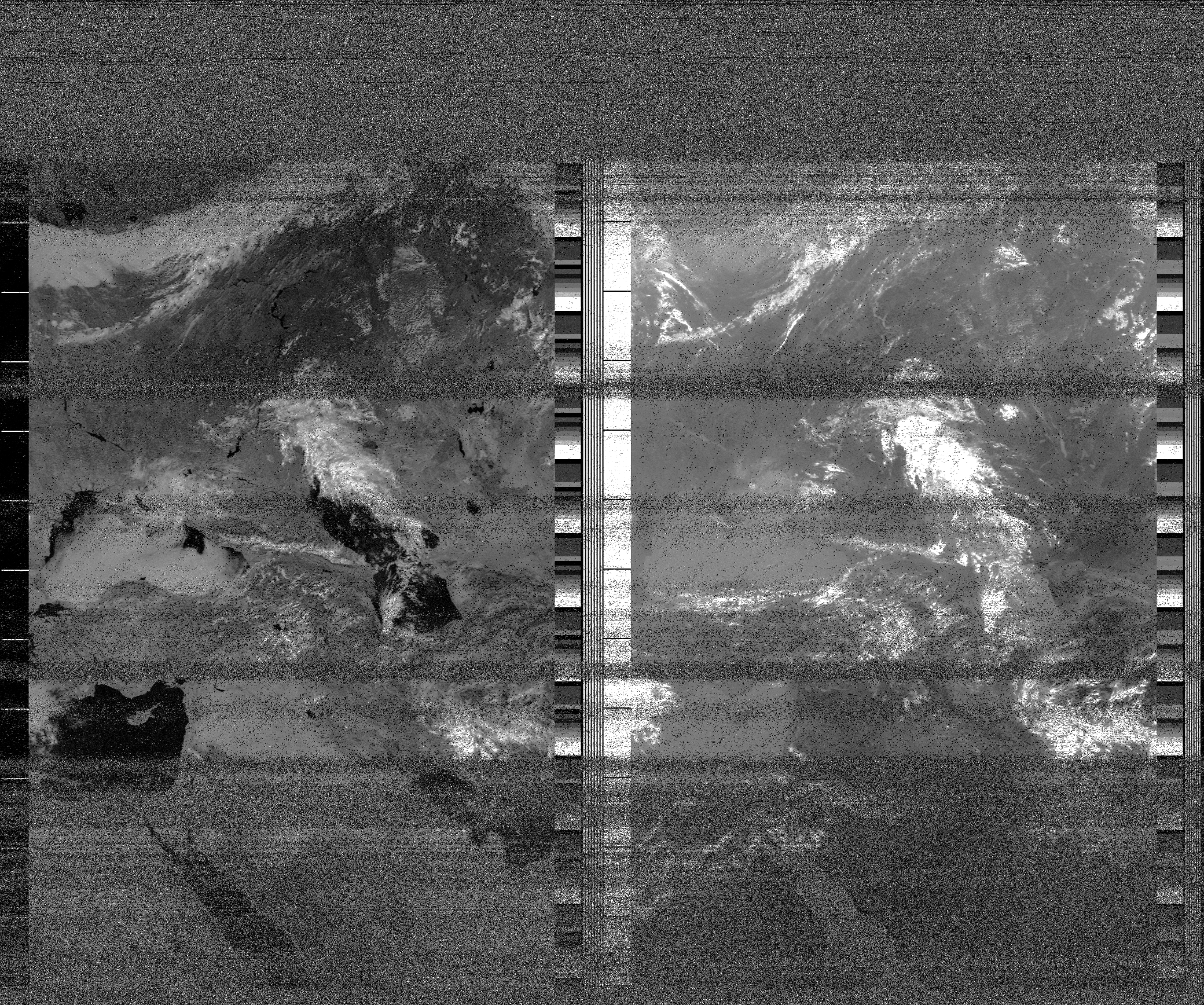 Pristine output with telemetry data withut cropping. Pristine images are
unenhanced, but normalised to produce images which represent,
as best as the software is able to, the original digital data. No attempt is made to temperature
normalise IR images. Disables gamma, sharpening, rotation, and other enhancements.