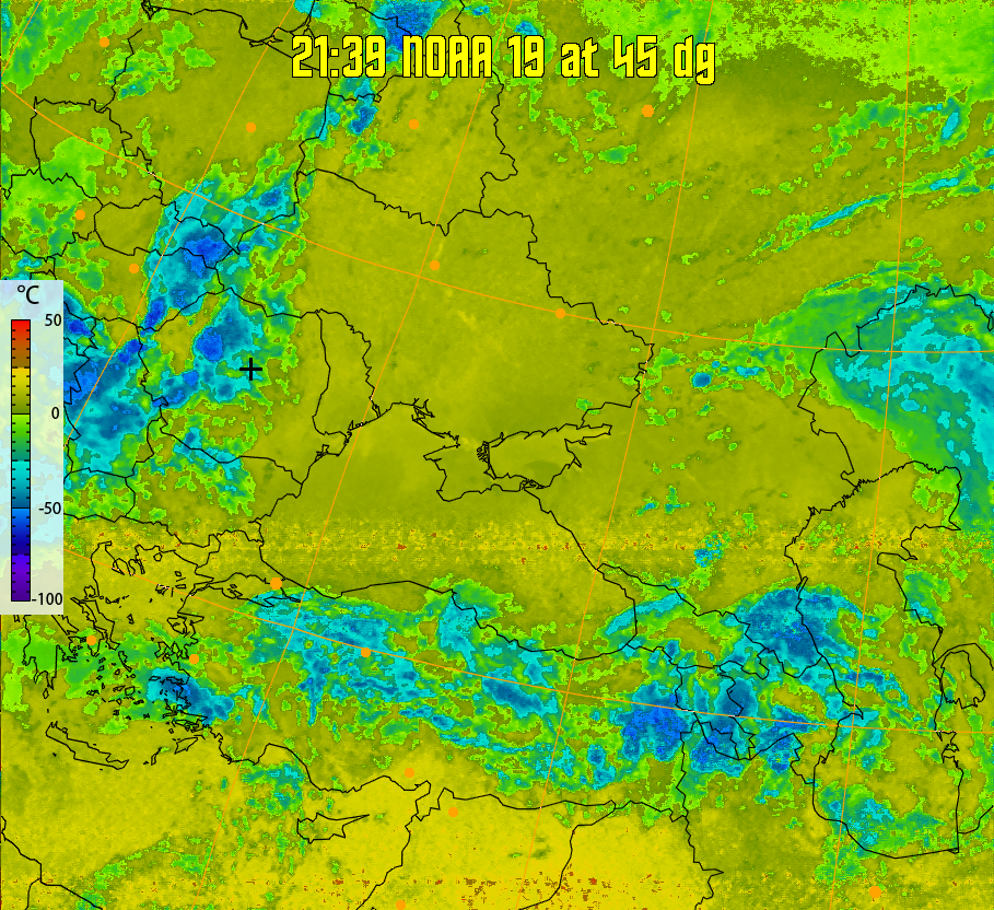 therm:
Produces a false colour image from NOAA APT images based on temperature.
Provides a good way of visualising cloud temperatures.