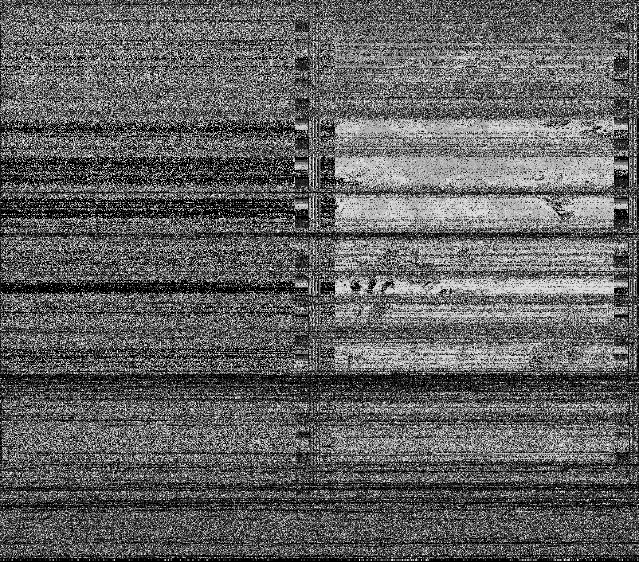 Pristine output with telemetry data withut cropping. Pristine images are
unenhanced, but normalised to produce images which represent,
as best as the software is able to, the original digital data. No attempt is made to temperature
normalise IR images. Disables gamma, sharpening, rotation, and other enhancements.