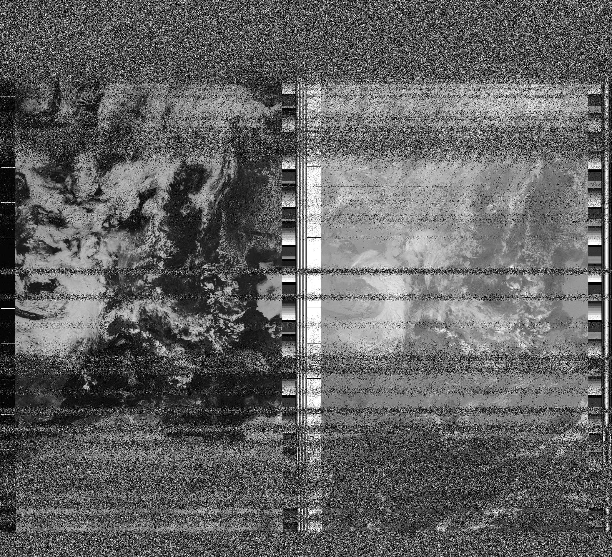 Pristine output with telemetry data withut cropping. Pristine images are
unenhanced, but normalised to produce images which represent,
as best as the software is able to, the original digital data. No attempt is made to temperature
normalise IR images. Disables gamma, sharpening, rotation, and other enhancements.