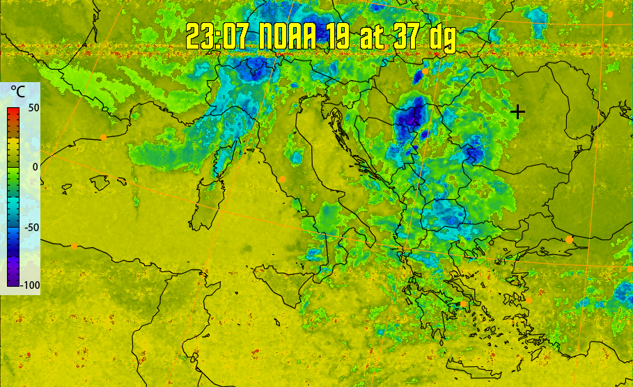 therm:
Produces a false colour image from NOAA APT images based on temperature.
Provides a good way of visualising cloud temperatures.