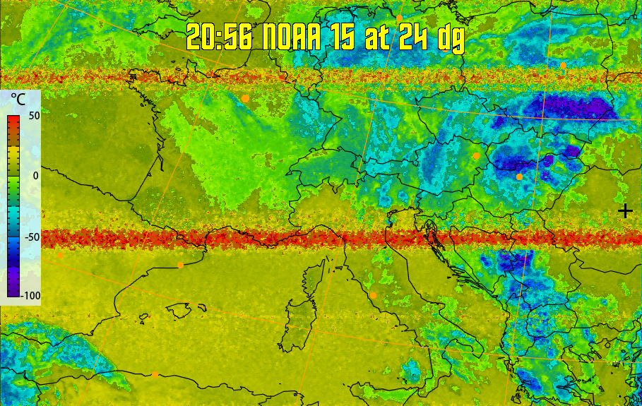 therm:
Produces a false colour image from NOAA APT images based on temperature.
Provides a good way of visualising cloud temperatures.