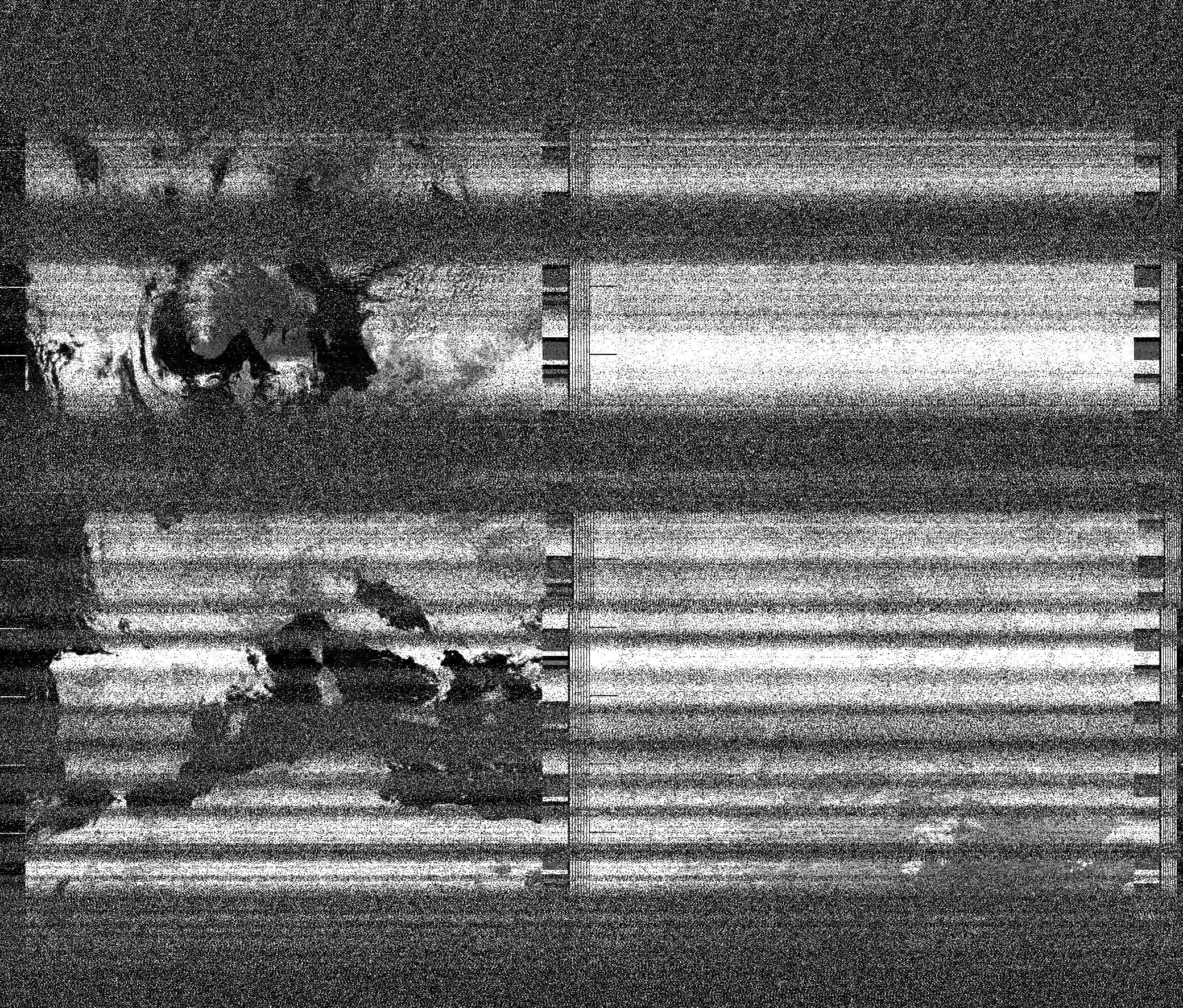 Pristine output with telemetry data withut cropping. Pristine images are
unenhanced, but normalised to produce images which represent,
as best as the software is able to, the original digital data. No attempt is made to temperature
normalise IR images. Disables gamma, sharpening, rotation, and other enhancements.