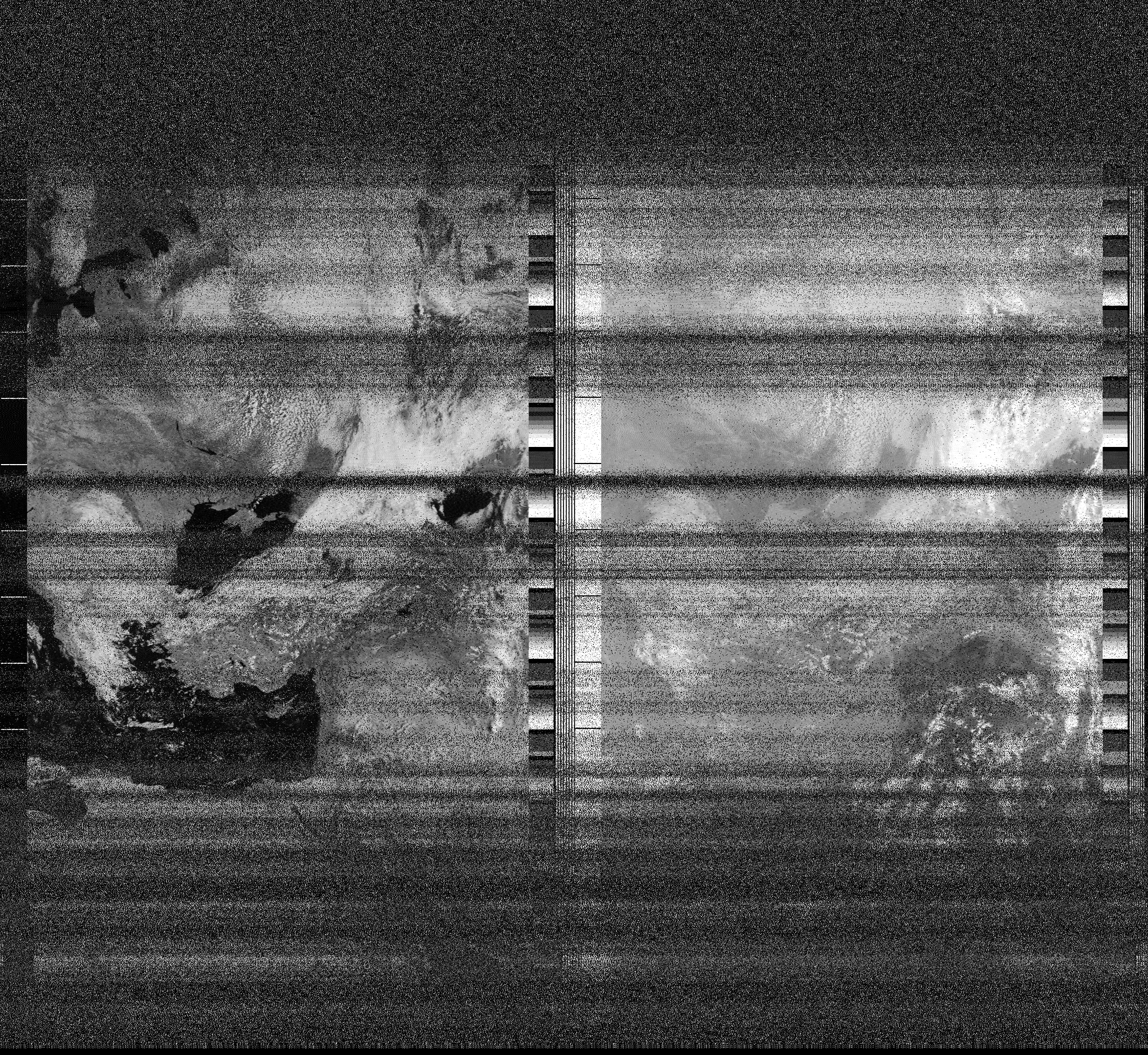 Pristine output with telemetry data withut cropping. Pristine images are
unenhanced, but normalised to produce images which represent,
as best as the software is able to, the original digital data. No attempt is made to temperature
normalise IR images. Disables gamma, sharpening, rotation, and other enhancements.