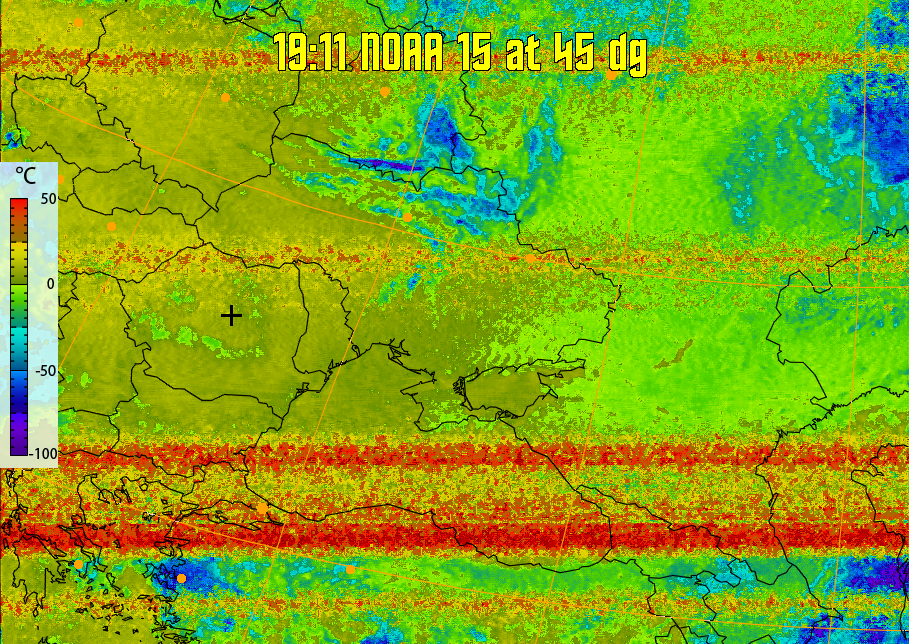 therm:
Produces a false colour image from NOAA APT images based on temperature.
Provides a good way of visualising cloud temperatures.