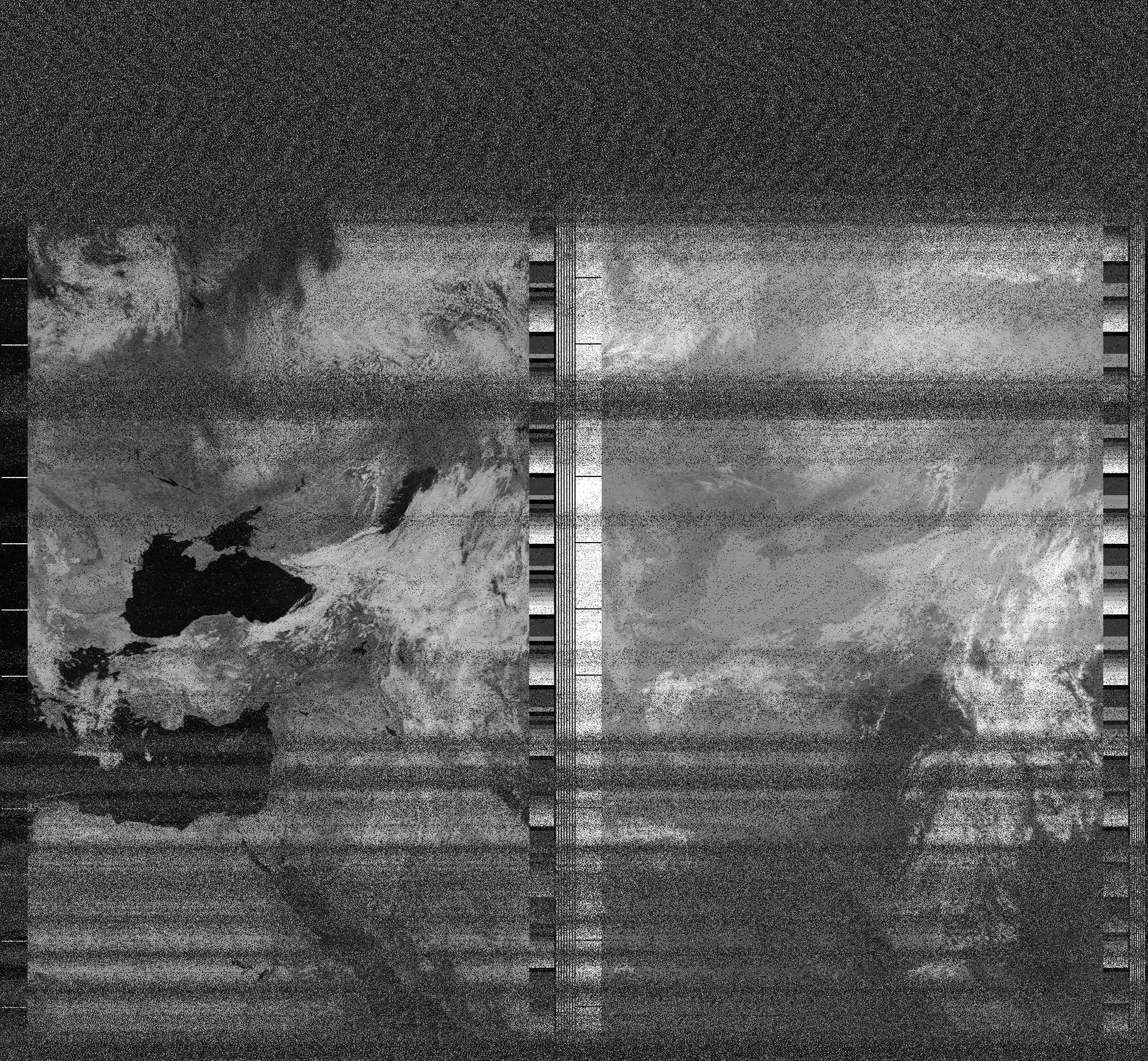 Pristine output with telemetry data withut cropping. Pristine images are
unenhanced, but normalised to produce images which represent,
as best as the software is able to, the original digital data. No attempt is made to temperature
normalise IR images. Disables gamma, sharpening, rotation, and other enhancements.
