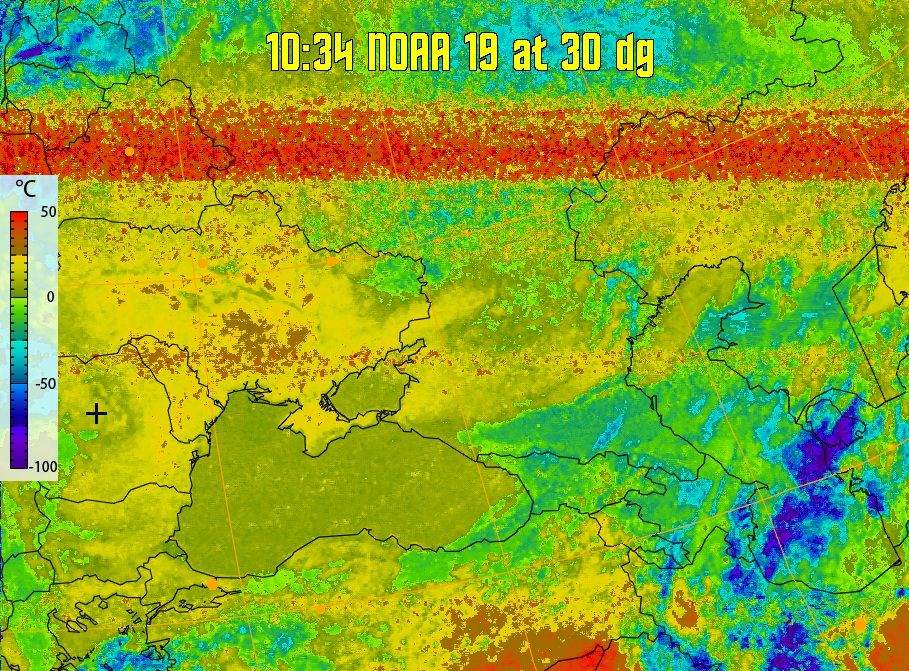 therm:
Produces a false colour image from NOAA APT images based on temperature.
Provides a good way of visualising cloud temperatures.