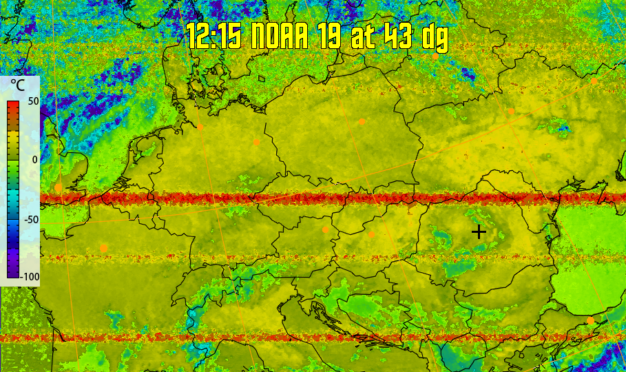 therm:
Produces a false colour image from NOAA APT images based on temperature.
Provides a good way of visualising cloud temperatures.