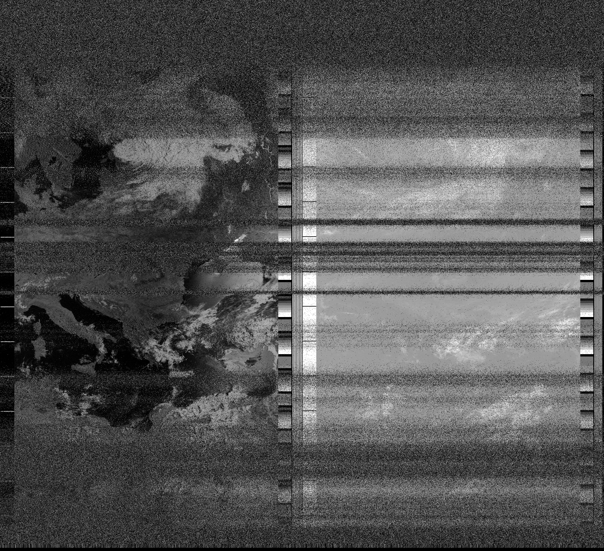 Pristine output with telemetry data withut cropping. Pristine images are
unenhanced, but normalised to produce images which represent,
as best as the software is able to, the original digital data. No attempt is made to temperature
normalise IR images. Disables gamma, sharpening, rotation, and other enhancements.