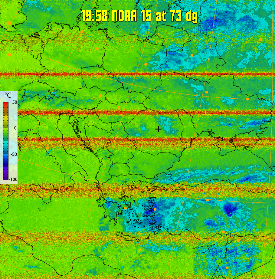 therm:
Produces a false colour image from NOAA APT images based on temperature.
Provides a good way of visualising cloud temperatures.