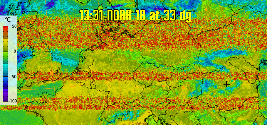 therm:
Produces a false colour image from NOAA APT images based on temperature.
Provides a good way of visualising cloud temperatures.